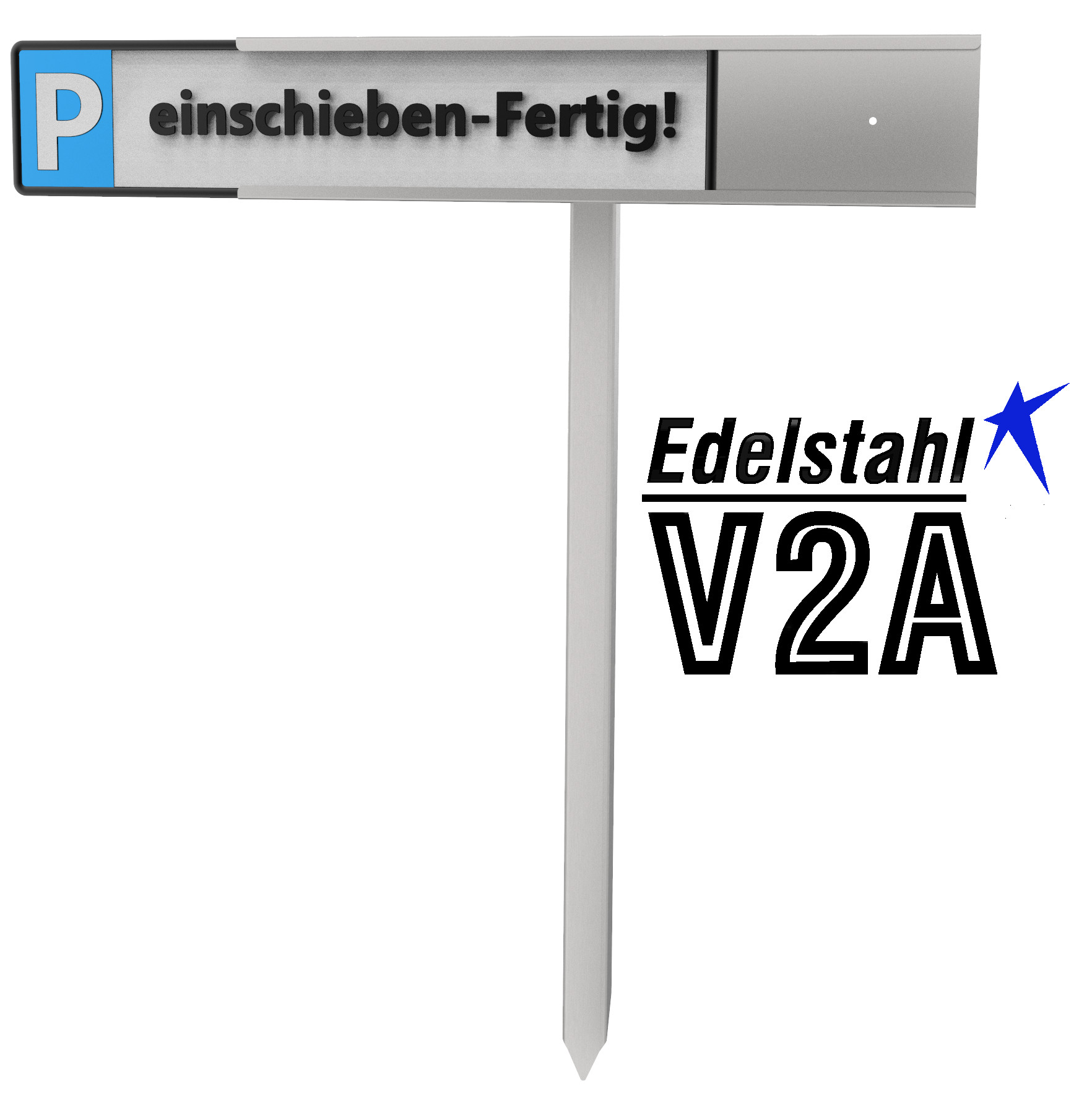 Parkplatzschild | Parkplatz Kennzeichen | P-Schild mit Beschriftung PRIVAT