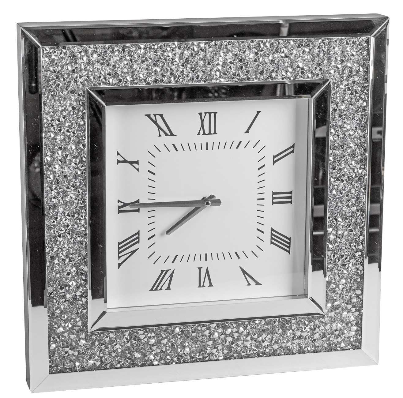Wanduhr Wohnzimmer Eckig Heim & Garten Dekoration Wandapplikationen