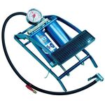 Fußluftpumpe 5bar Doppelzylinder m.Manometer