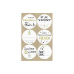BRAUN + COMPANY Sticker 'Schleckerei' 4er Pack