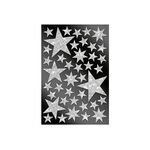 BRAUN + COMPANY  Sticker Glitzersterne s.40 St. - 10 VPE