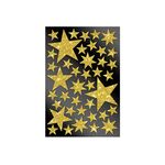 BRAUN + COMPANY  Sticker Glitzersterne g.40 St. - 10 VPE