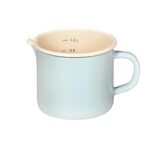 KARL KRÜGER Milchtopf Ø12cm mit Ausguss und Innenskalierung mint