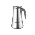 Espressokocher 10 Tassen Edelstahl
