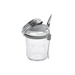 KILNER Frühstücksglas-Set 3-teilig 1 Frühstücksglas mit Löffel