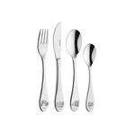 GEDA Kinder-Besteckset 'Raupe Nimmersatt' Kinder-Besteckset, 4-teilig