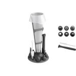 MASTRAD Spritzbeutelset 1 Spritzbeutel 500 ml, 1 Spritzbeutel 1000 ml, 1 Träger, 6 Tüllen, 1 Verschlussklammer, 1 Reinigungsbürste, Gebrauchsanweisung, Rezepte