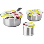 WESTMARK Topfschutzhaube Set mit 5 Stück in verschiedenen Größen: ø 9, 14, 17, 19 und 25 cm