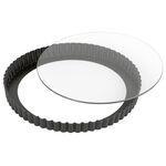 KAISER  Quicheform 28cm Glas-Hebeboden