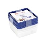 WESTMARK Gefrierdose 'Trio' 4er Pack