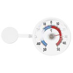TFA-DOSTMANN Fenster-Thermometer mit Selbstklebefolie Ø7,3cm