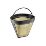 cilio tisch-accessoires Kaffeedauerfilter 'Gold'  Gr. 4