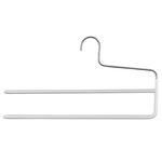 MAWA Steg-Hosenbügel KH 2 mit 2 Stegen Metall 35cm silber