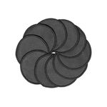 PANDOO Abschminkpads 10er Pack 10 Pads, 1 Waschbeutel
