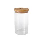 PANDOO Vorratsglas mit Bambusdeckel