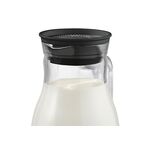 APS Glas Karaffe 'Old Fashioned' 1 Karaffe mit Deckel und Auffangsieb für Kerne oder Eis