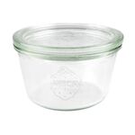 WECK Sturzglas 6er Karton 6 Stück, inkl. Glasdeckel
