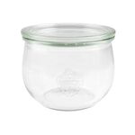 WECK Tulpenglas 6er Karton 6 Stück, inkl. Glasdeckel