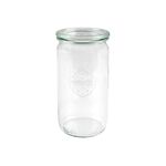 WECK Zylinderglas 6er Karton 6 Stück, inkl. Glasdeckel