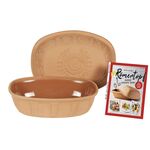 RÖMERTOPF Dampfgar-Bräter 'Promo 40' Set mit Kochbuch mit Kochbuch