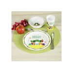 GEDA Kindergeschirr 'Raupe Nimmersatt - Hello Friend' 3-teilig je 1x Teller, Becher, Schale