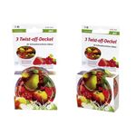 deti Twist-off-Deckel 3er Set 3 Twist-off-Deckel