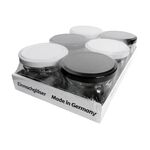 deti Einmachgläser 6-er Tray farblich sortiert 6 Gläser