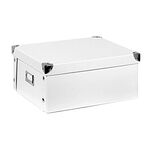 ZELLER PRESENT Aufbewahrungsbox Pappe 31x26x14cm weiß