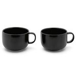 Bredemeijer Teetasse 'Umea' 2er-Set 2 Tassen, 2 Bambus Untersetzer