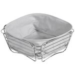 KESPER Brot- und Obstkorb Metall/Textil