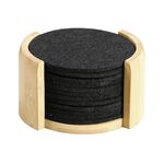 KESPER Untersetzer Filz/Bambus 12er Pack