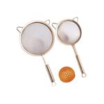 GOURMET EASY Küchensieb-Set 'Gourmet Easy' 2-teilig 2-teilig, großes Küchensieb, kleines Küchensieb