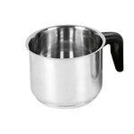 KARL KRÜGER Milchtopf mit Kunststoffgriff 1,5 l Ø14cm Edelstahl