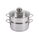 KARL KRÜGER Biodünster Kartoffeldämpfer 3,6 l Ø20cm Edelstahl