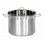 KARL KRÜGER Allzwecktopf Maxi 20 l Edelstahl mit Glasdeckel