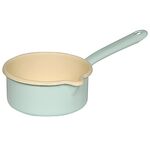 RIESS Stieltopf mit Ausguss 0,75 l Ø14cm türkis/bunt