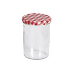 EMSY Schraubdeckelglas Sturz mit 82mm TO-Deckel kariert 440 ml