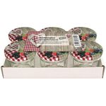 DOSEN-ZENTRALE  6er Set Konfitürengl.240ml 82t