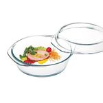 BOHEMIA CRISTAL  Schüssel rund fl.Deckel 2,0ltr
