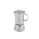 cilio tisch-accessoires Espressokocher Aida 4 Tassen Edelstahl poliert 18,5cm Ø9,5cm