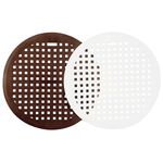 my basics Spülbeckenmatte rund Ø32cm braun