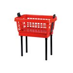 LOCKWEILER Wäschekorb Clip-Clap mit Füßen 45 l 65x42x28,5cm