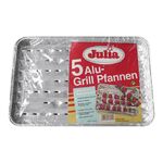 JULIA Grillpfanne Aluminium 34x22x27cm 5er Pack