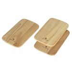 ZASSENHAUS Frühstücksbrett Holz 22x15cm 3 Set