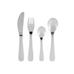 SILIT Kinderbesteck Aquarama 4tlg. Edelstahl 4tlg.: Messer: 18 cm, Gabel: 16 cm, kleiner Löffel: 13 cm, und großer Löffel: 16,5 cm