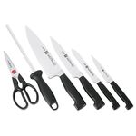ZWILLING Messerblock mit 6 Messern Vier Sterne 7 teilig