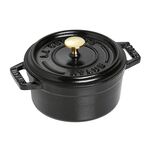 STAUB Cocotte Bräter Mini nClassic Gusseisen 0,25 l Ø10cm schwarz
