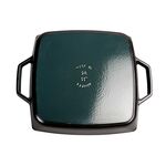 STAUB Grillpfanne mit 2 Griffen Gusseisen 28x28cm schwarz