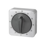 my basics Kurzzeitmesser mechanisch mit Magnet 6,5x6,5x4,5cm