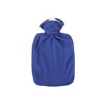 HUGO FROSCH Wärmflasche Klassik Fleecebezug 1,8 l blau